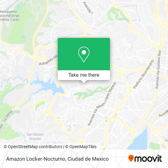 Amazon Locker-Nocturno map