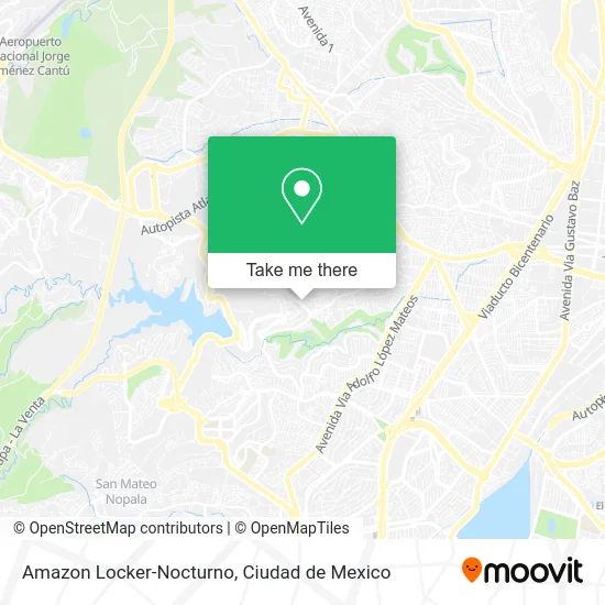 Amazon Locker-Nocturno map