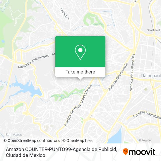 Amazon COUNTER-PUNTO99-Agencia de Publicid map