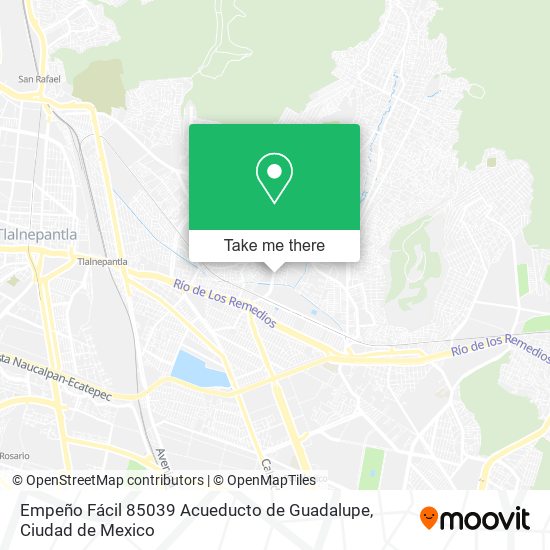 Mapa de Empeño Fácil 85039 Acueducto de Guadalupe