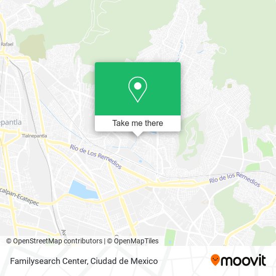 Mapa de Familysearch Center