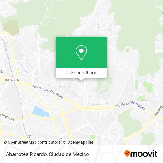 Abarrotes Ricardo map