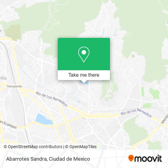 Abarrotes Sandra map