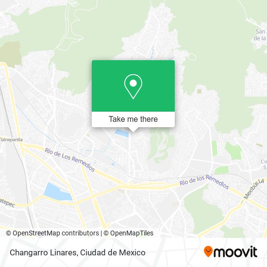 Mapa de Changarro Linares