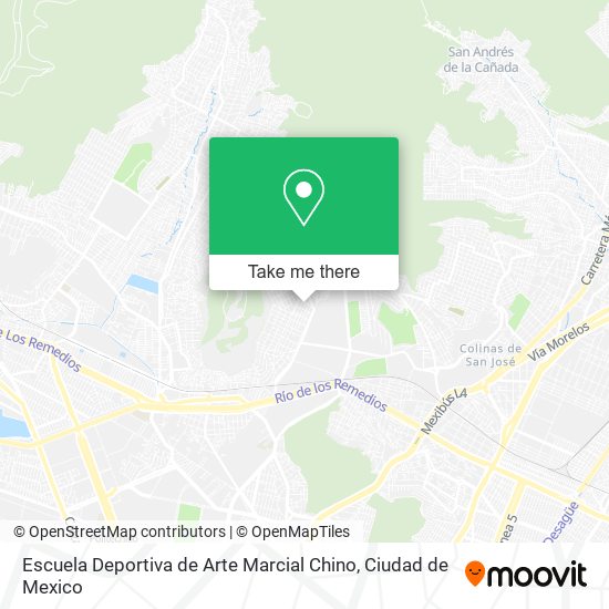 Escuela Deportiva de Arte Marcial Chino map