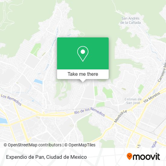 Expendio de Pan map