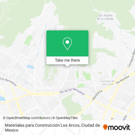 Mapa de Materiales para Construcción Los Arcos