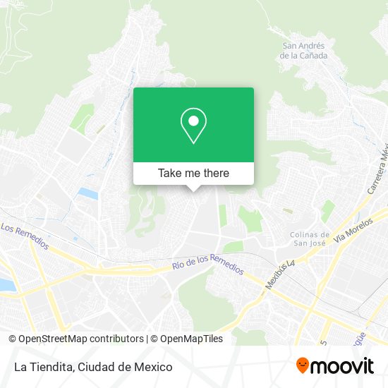 La Tiendita map