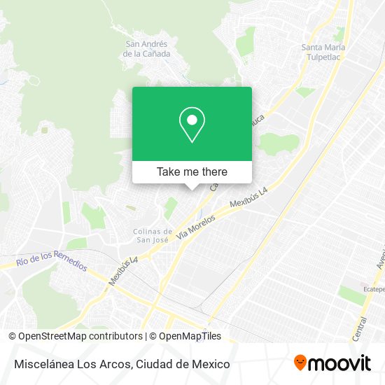 Miscelánea Los Arcos map