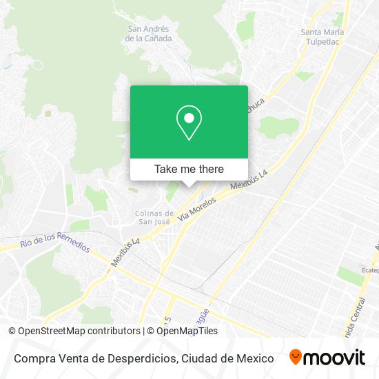 Mapa de Compra Venta de Desperdicios