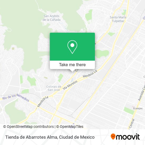 Mapa de Tienda de Abarrotes Alma