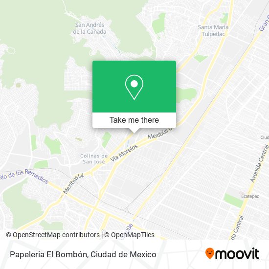 Papeleria El Bombón map