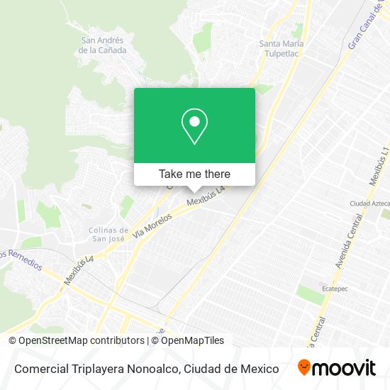 Comercial Triplayera Nonoalco map