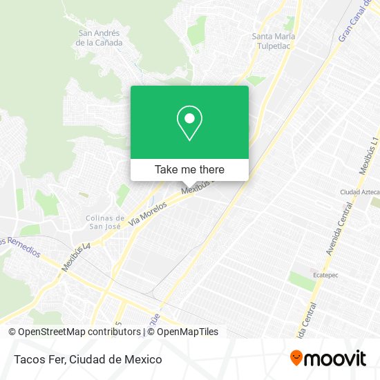Tacos Fer map