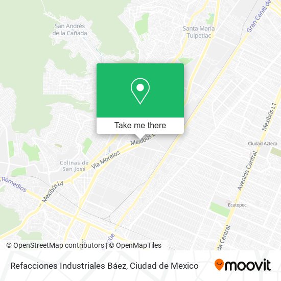 Refacciones Industriales Báez map