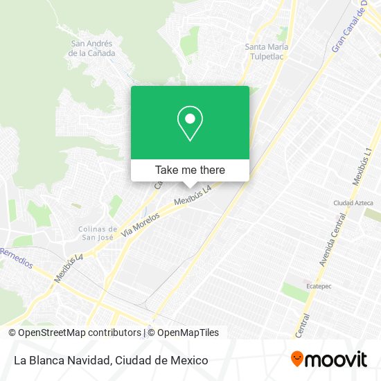 La Blanca Navidad map