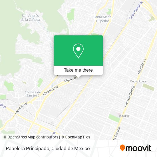 Papelera Principado map