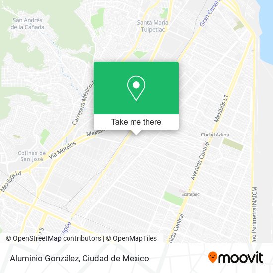 Aluminio González map
