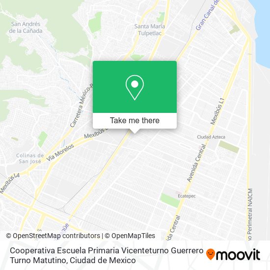 Cooperativa Escuela Primaria Vicenteturno Guerrero Turno Matutino map