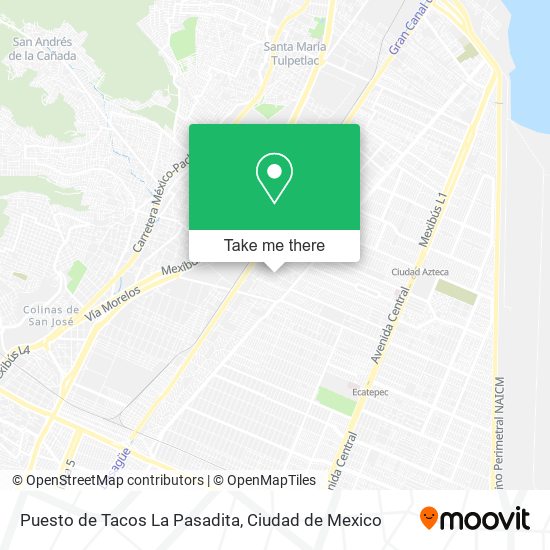 Puesto de Tacos La Pasadita map