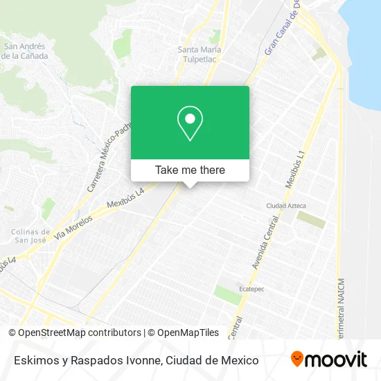 Eskimos y Raspados Ivonne map