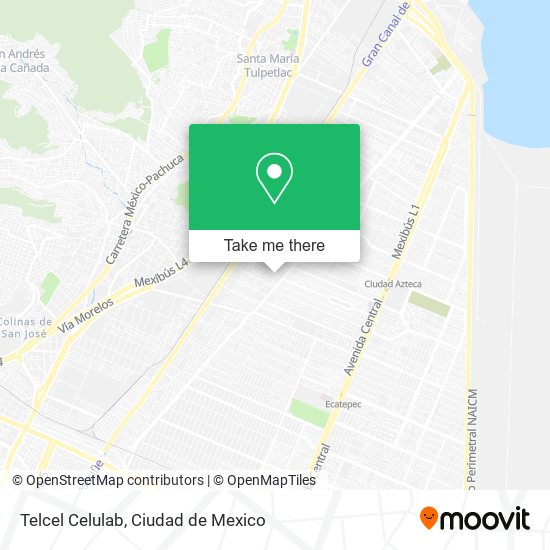 Mapa de Telcel Celulab