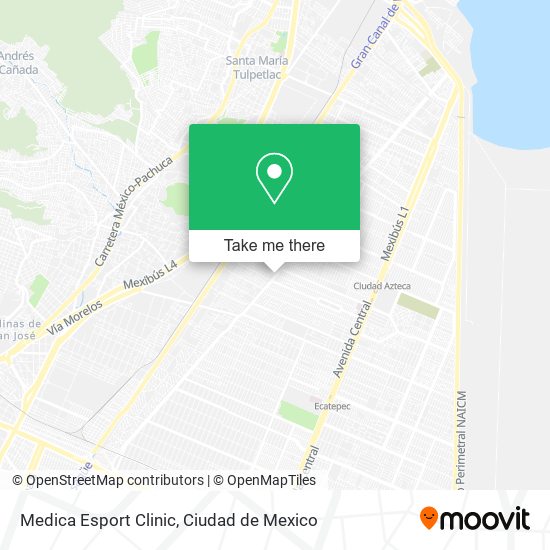 Medica Esport Clinic map