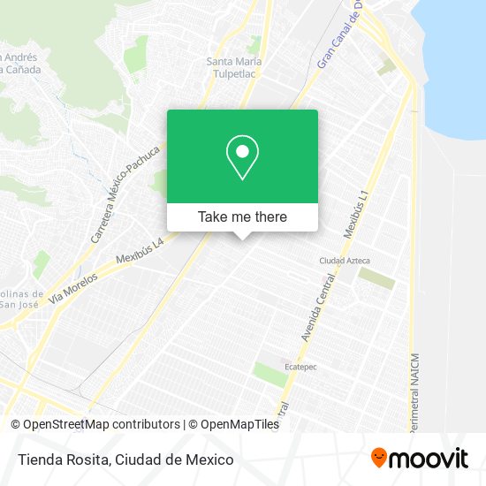 Mapa de Tienda Rosita