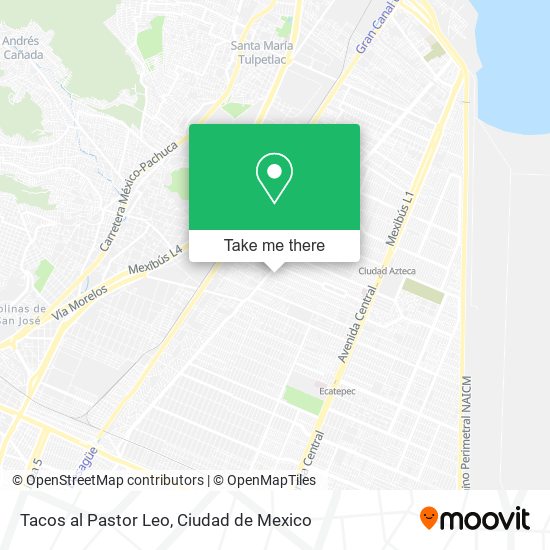 Tacos al Pastor Leo map