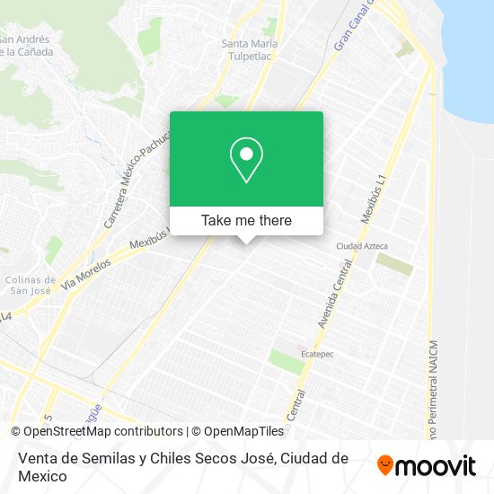 Mapa de Venta de Semilas y Chiles Secos José