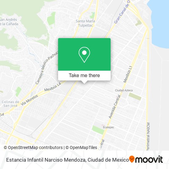 Mapa de Estancia Infantil Narciso Mendoza