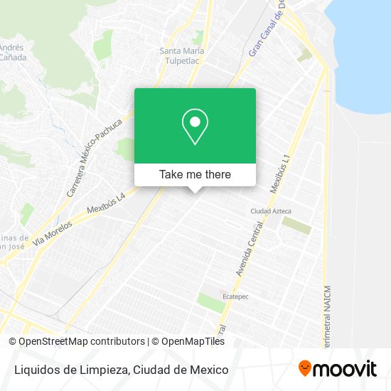 Liquidos de Limpieza map
