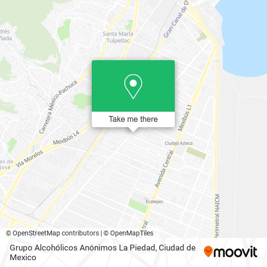 Grupo Alcohólicos Anónimos La Piedad map
