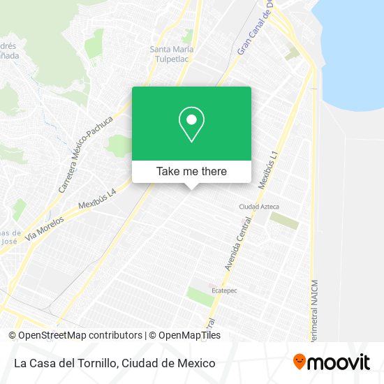 La Casa del Tornillo map