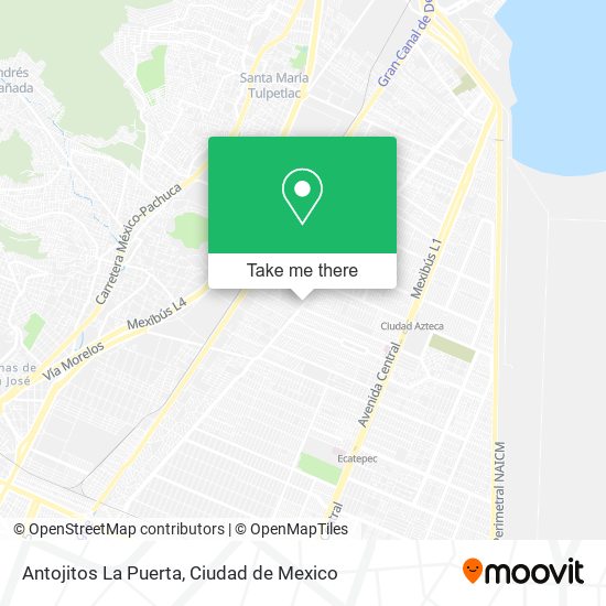 Mapa de Antojitos La Puerta