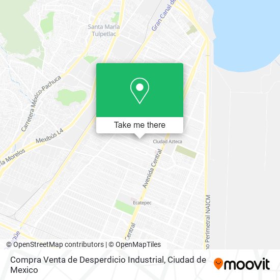 Compra Venta de Desperdicio Industrial map