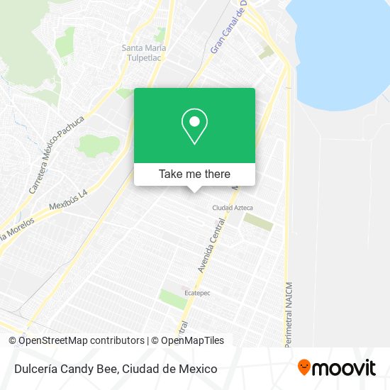 Dulcería Candy Bee map