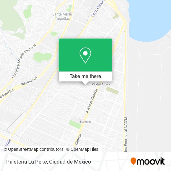 Paletería La Peke map