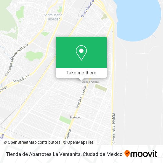 Mapa de Tienda de Abarrotes La Ventanita