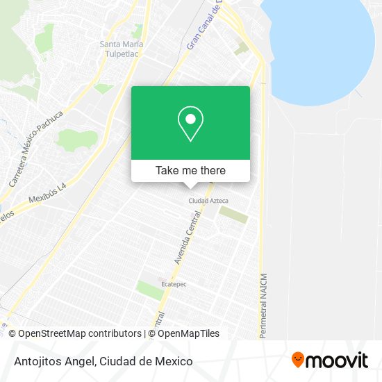 Antojitos Angel map