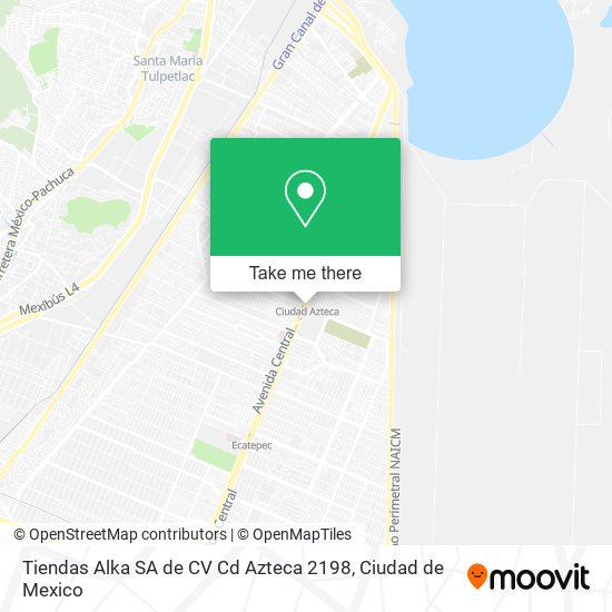 Mapa de Tiendas Alka SA de CV Cd Azteca 2198