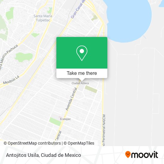 Antojitos Usila map