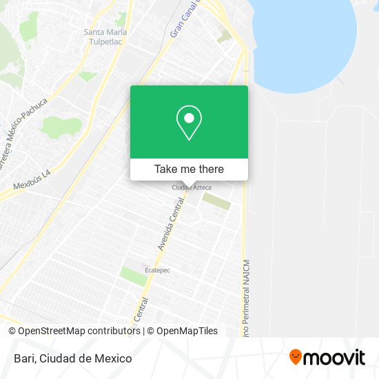 Mapa de Bari