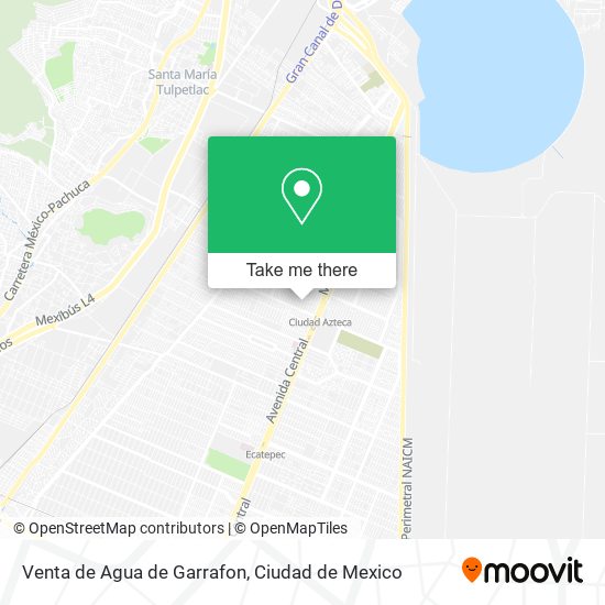 Venta de Agua de Garrafon map