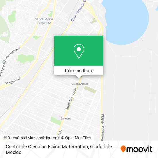 Mapa de Centro de Ciencias Fisico Matemático