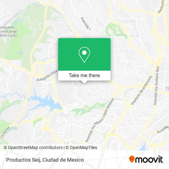 Productos Seij map