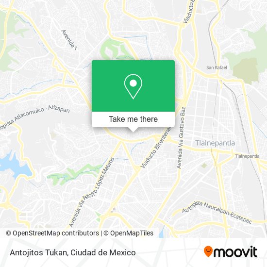 Mapa de Antojitos Tukan