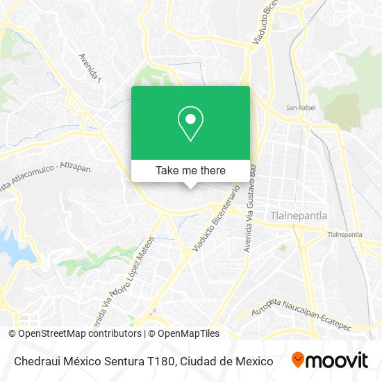 Chedraui México Sentura T180 map