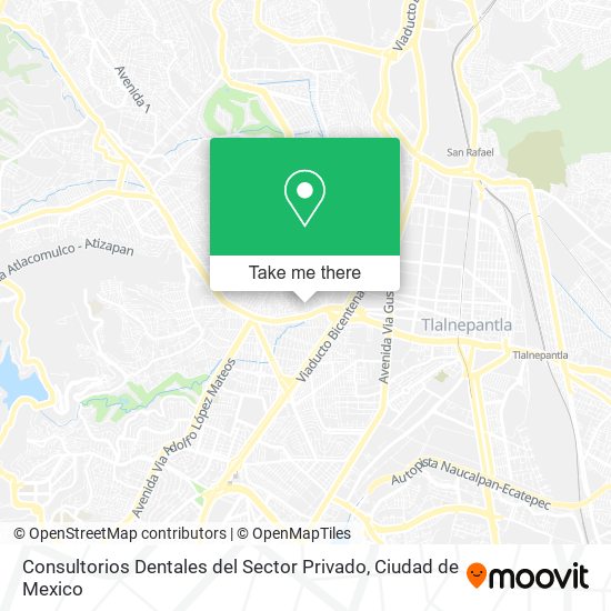 Consultorios Dentales del Sector Privado map