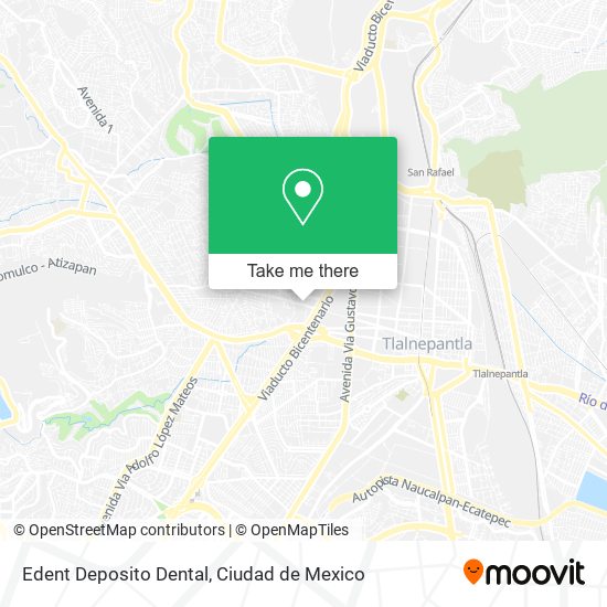 Edent Deposito Dental map